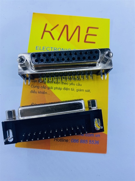 Cổng DB25 cái cong cắm PCB
