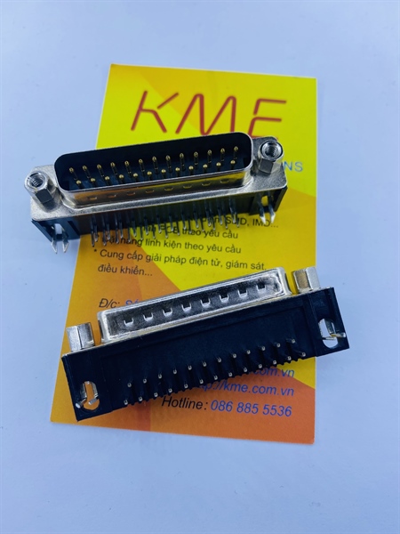 Cổng DB25 đực cong hàn mạch