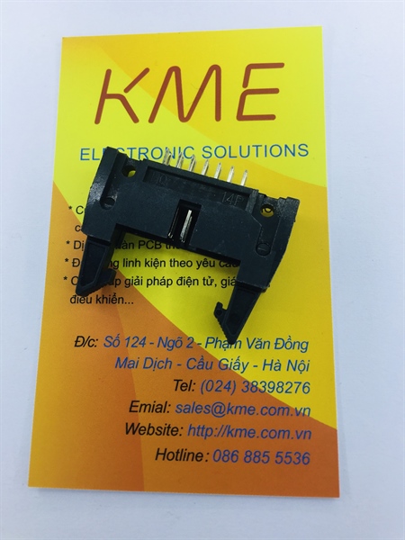 IDE14 đực cài thẳng 2.54mm DC2-14P