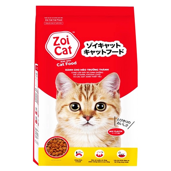 Hạt Zoi Cat cho mèo trưởng thành 1kg