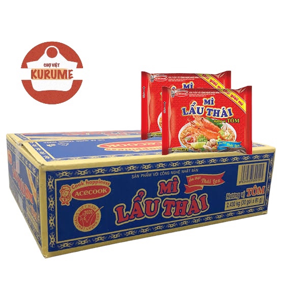 Mì lẩu thái tôm