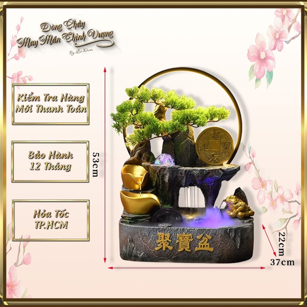 Bát Tiền Tiểu Cảnh 37*22*53CM