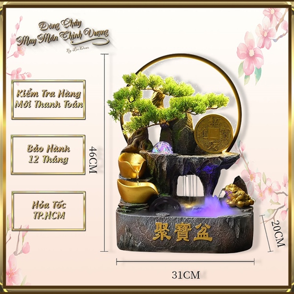 Bát Tiền Tiểu Cảnh 31*20*46