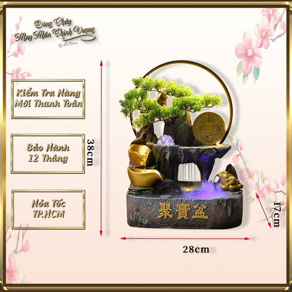 Bát Tiền Tiểu Cảnh 28*17*38cm