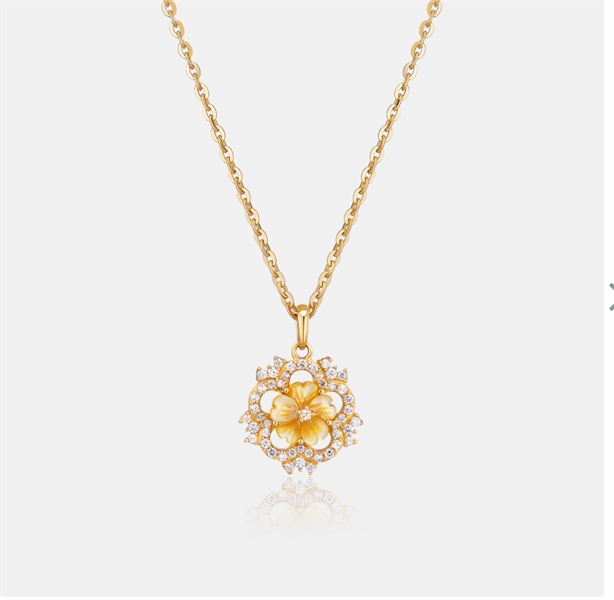 758 Dây chuyền vàng nữ 10k