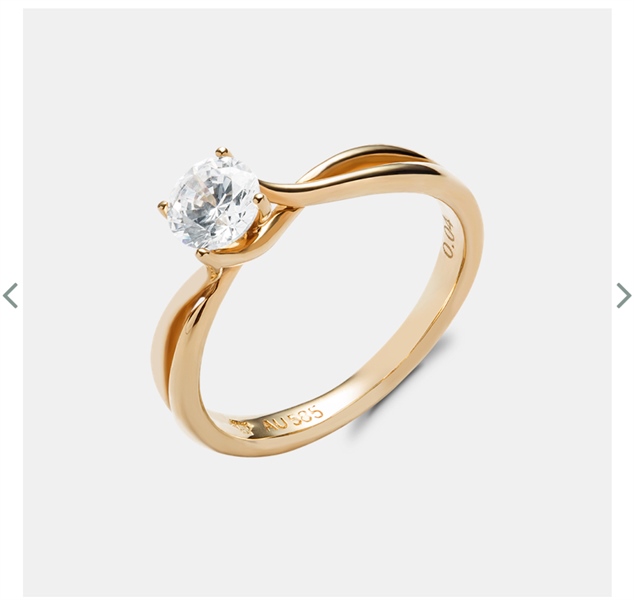 14-164 Nhẫn vàng nữ 14k