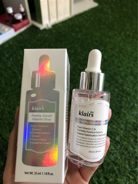 Serum Klairs chai trắng