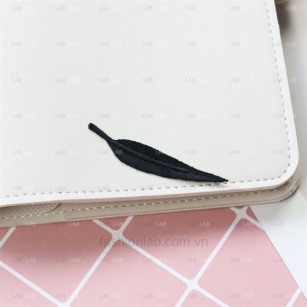 Hình thêu keo ủi lá tre #020501 #TH