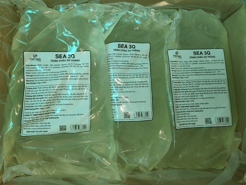 Trân Châu 3Q Trắng MINH HẠNH 2Kg