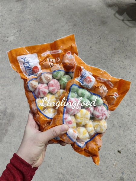 Viên Cá Mix YOSA (Mix Ngũ Sắc) 454Gr (T)
