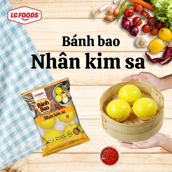Bánh Bao Nhân Kim Sa LC 240Gr 6C (T)