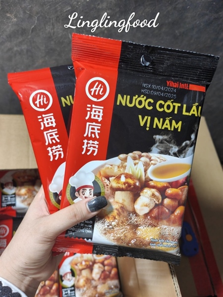 Nước Cốt Lẩu Haidilao - Vị Nấm 150Gr