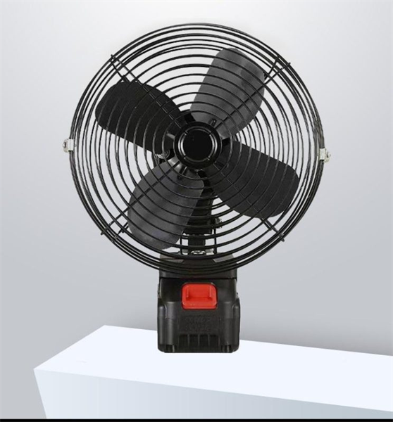 QUẠT SẮT 8 INCH (20CM) DÙNG PIN 10 CELL (1 PIN 1 SẠC)
