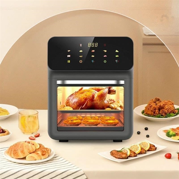 NỒI CHIÊN KHÔNG DẦU AIR FRYER 15L (MẶT CẢM ỨNG MẪU MỚI NHẤT)