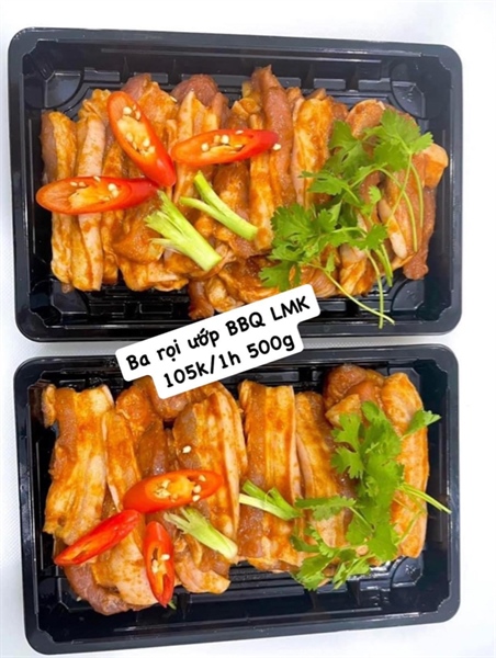 Ba Rọi Ướp Nướng Bbq