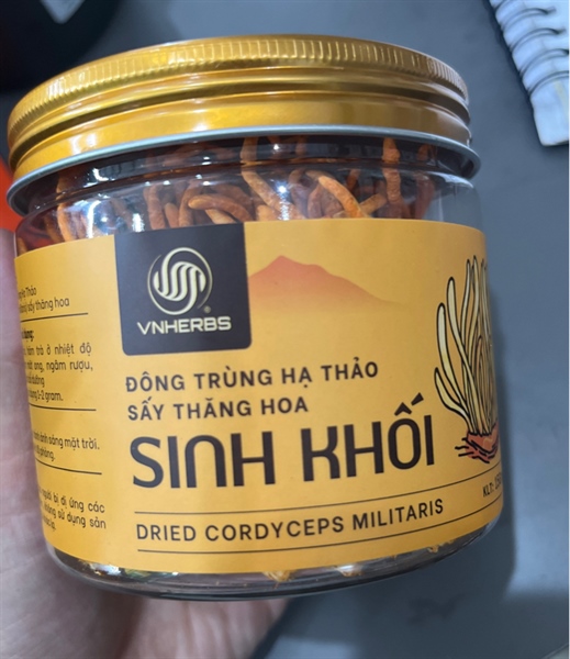 Đông Trùng Hạ Thảo Sấy Thăng Hoa Vnherbs