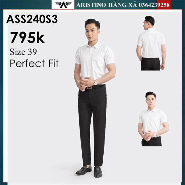 Áo sơ mi ngắn tay Aristino ASS240S3