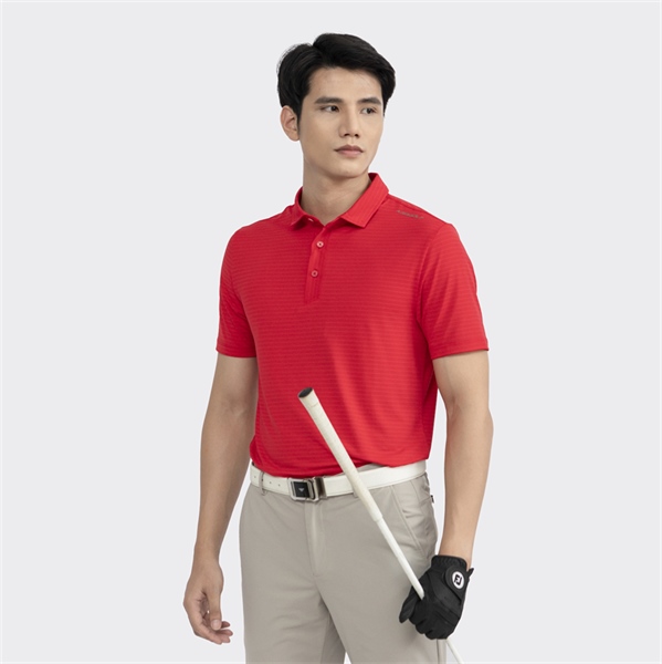 Áo polo golf APSG34S2 dệt tạo lỗ thoáng khí