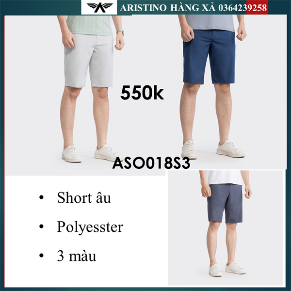 Quần short âu thể thao Aristino ASO041S3