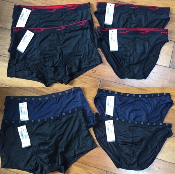 Thanh lí sịp KWIN chất liêu bamboo mềm mát đầy đủ tem mác đùi và tam giác