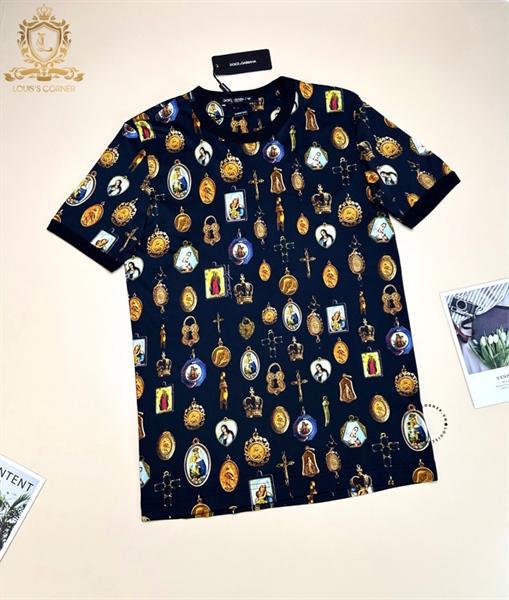 Thun Dolce đen nhiều hoạ tiết vàng