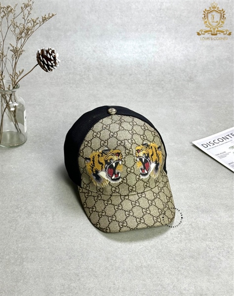 Mũ Gucci 2 hổ vàng nửa lưới