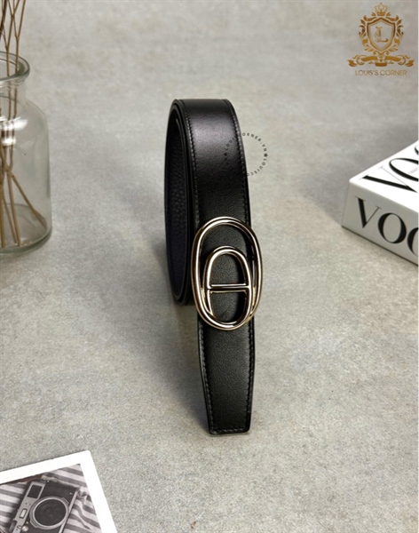 Mặt belt Hermes mũi heo kép vàng