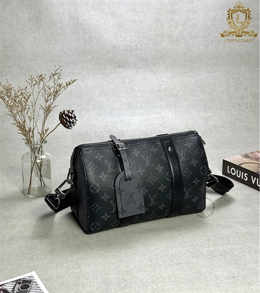 Keepall city LV mono đen / ghi