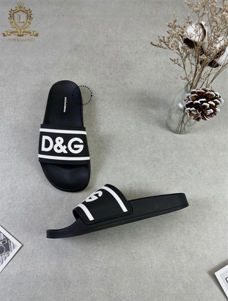 Dép dolce đen DG trắng