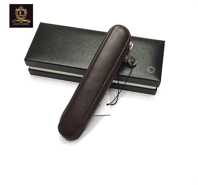 Hộp đựng bút Montblanc nâu trơn