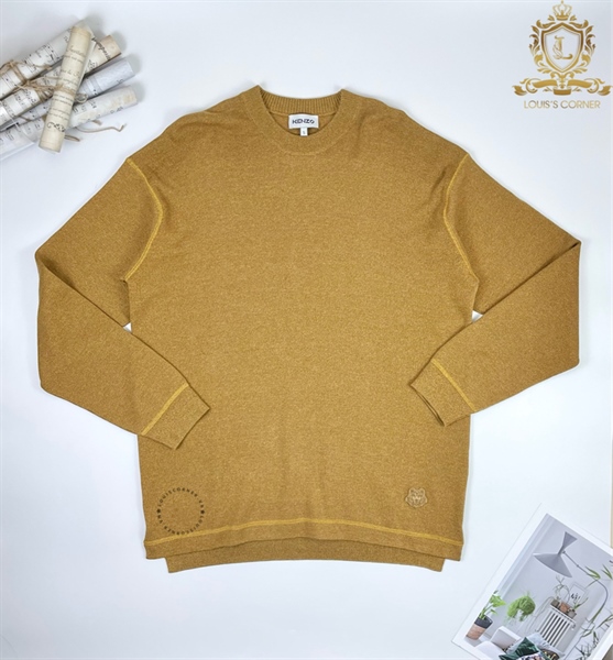 Áo len Kenzo nâu hổ nâu