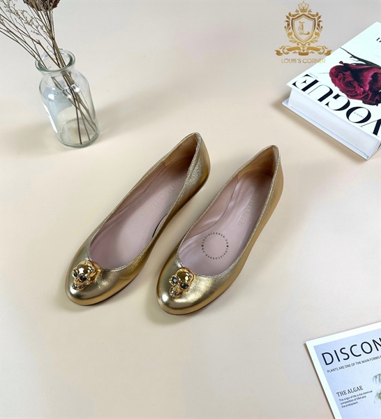 Giày búp bê MCQ gold