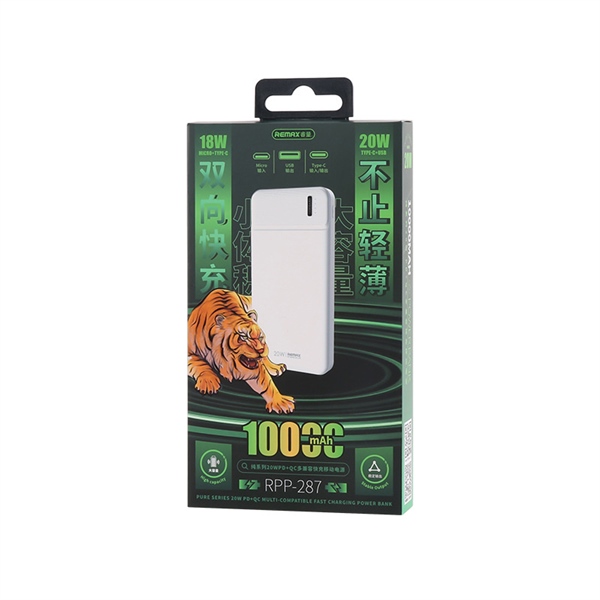 Pin dự phòng sạc nhanh Remax RPP-287 10.000 mAh