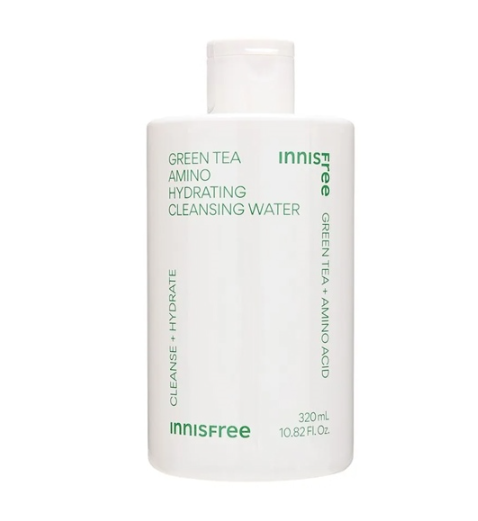 Nước Tẩy Trang Cho Da Dầu Mụn Innisfree Green Tea Amino Hydrating Cleansing Water 320ml