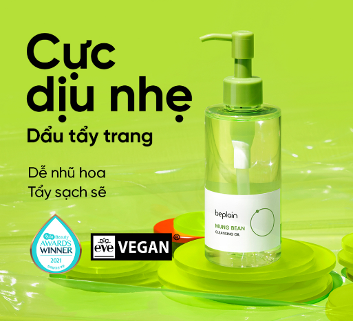 DẦU TẨY TRANG BEPLAIN MUNG BEAN CLEANSING OIL 200ML