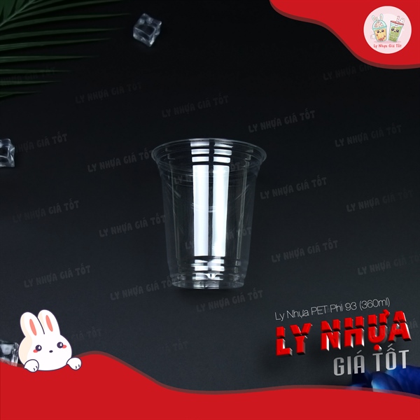 Ly nhựa UKP PET 93 -12/14oz (360ml) DÀY