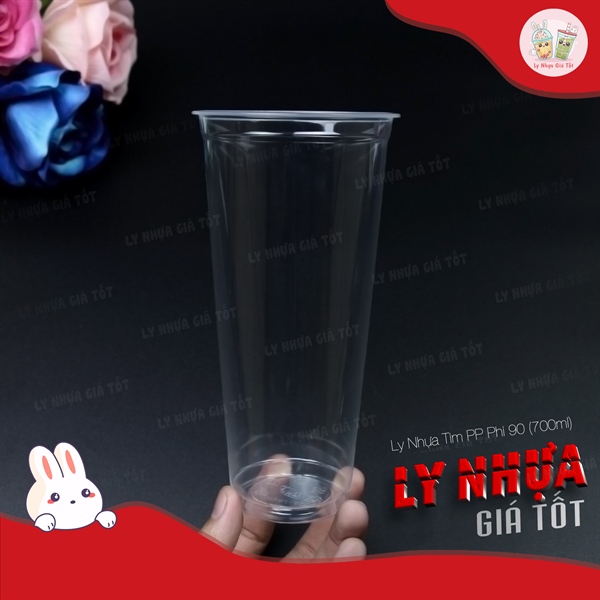 Ly nhựa PP UKP 90 - 700ml Dày ( Tim Mềm )