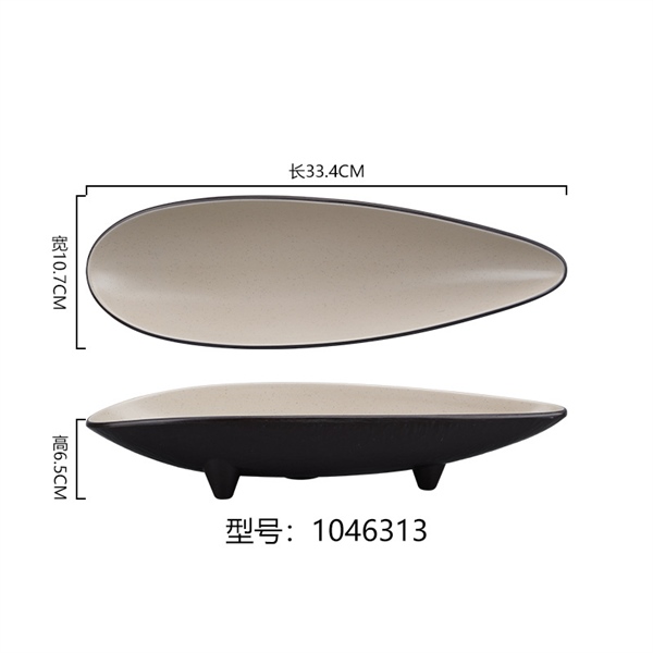 Đĩa Melamine màu Nâu