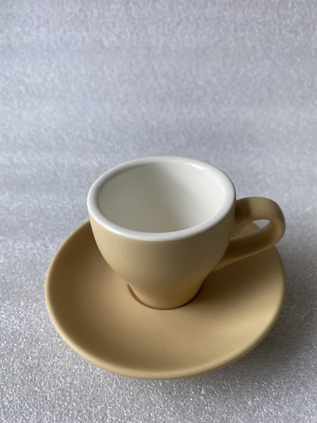 Cốc kèm đĩa bằng sứ dung tích 90ml