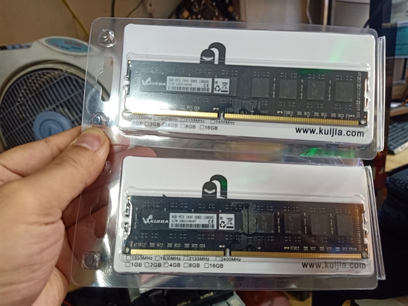 Ram KuiJia DDR3 8GB Bus 1600MHz