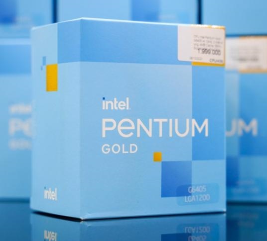 CPU Intel Pentium Gold G6405 (4.1GHz, 2 nhân 4 luồng, 4MB Cache, 58W) - Tray