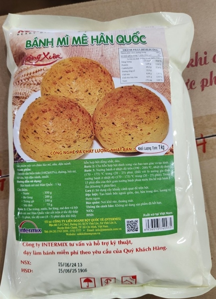 Bột bánh mì mè đen HQ 1kg (Mikko)