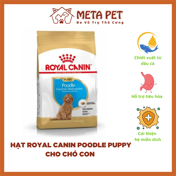 Thức ăn hạt cho chó Royal Canin Poodle dưới 10 tháng tuổi