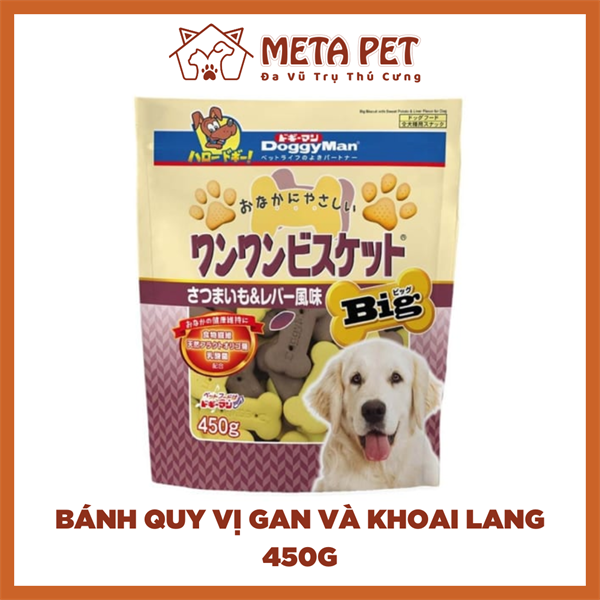 Bánh quy vị gan và khoai lang 450g