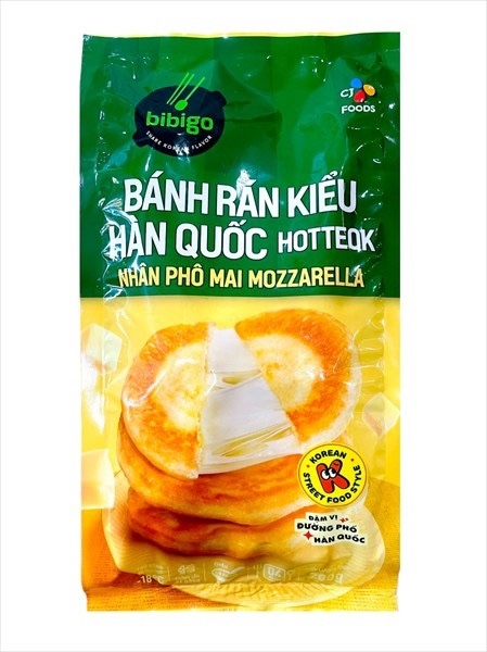 🥟Bánh hotteok nhân phô mai mozzarella Bibigo 280g