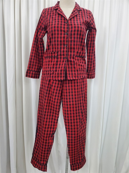 Pijama Basic_ Karo Đỏ Đen