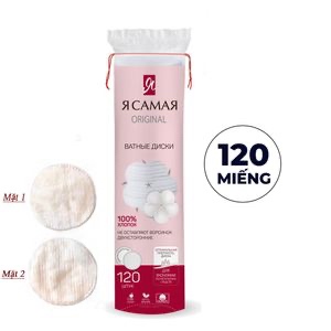 Bông tẩy trang Yasama 120 miếng Nga