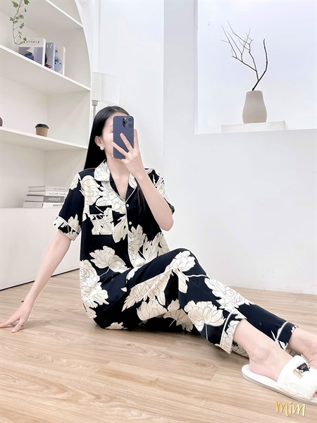 Pijama dài Blossom Bạch Liên