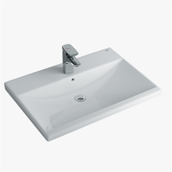 Chậu bàn Aqua Ceramic AL-2397VFC/BW1 (Chậu 1 lỗ dành cho vòi 1 cần gạt)