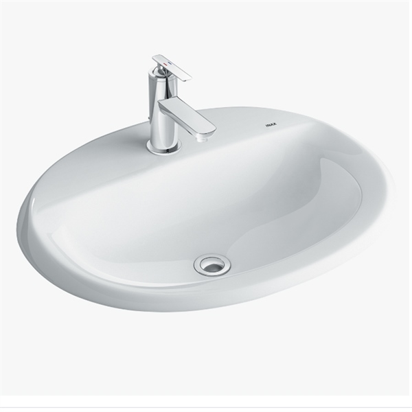 Chậu bàn L-2395VEC/BW1 (Chậu 3 lỗ dành cho vòi 1 cần gạt)